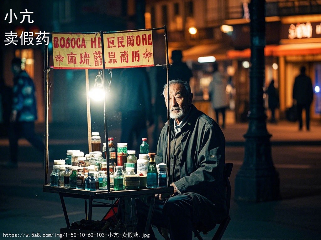 小亢卖假药搞笑图片