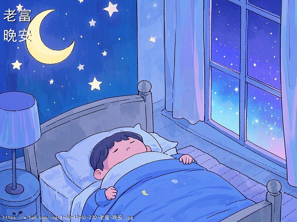 老富晚安搞笑图片