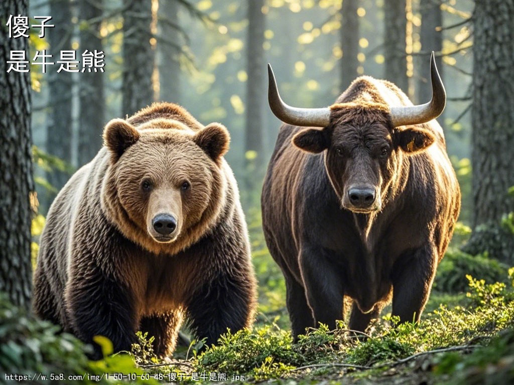 傻子是牛是熊搞笑图片