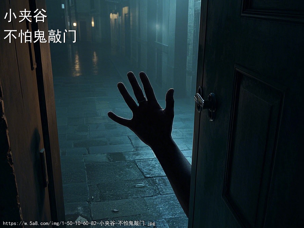 小夹谷不怕鬼敲门搞笑图片