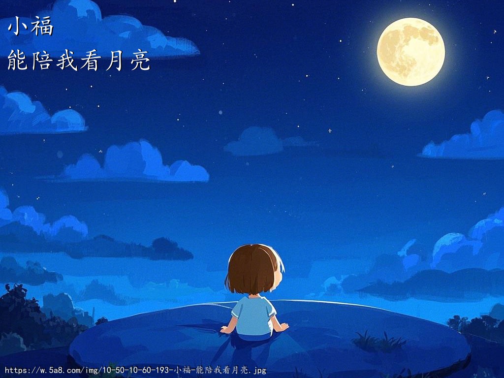 小福能陪我看月亮搞笑图片