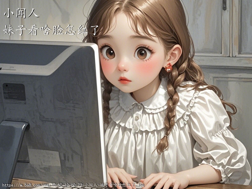 小闻人妹子看啥脸怎红了搞笑图片