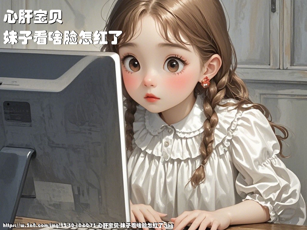 心肝宝贝妹子看啥脸怎红了搞笑图片