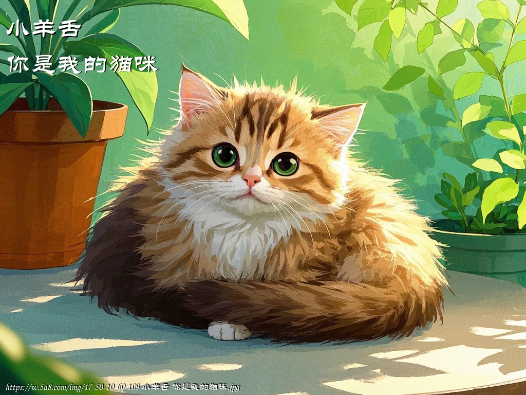 小羊舌你是我的猫咪搞笑图片