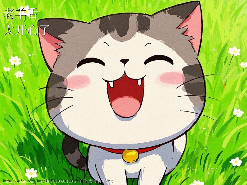 老羊舌太开心了搞笑图片