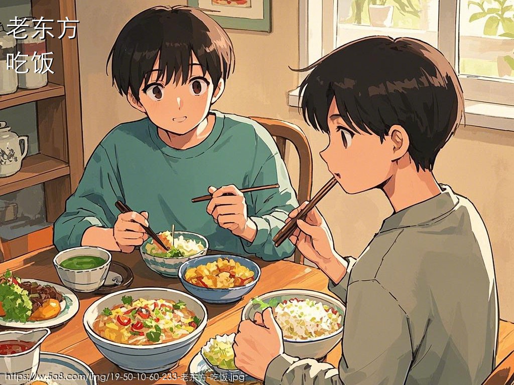 老东方吃饭搞笑图片