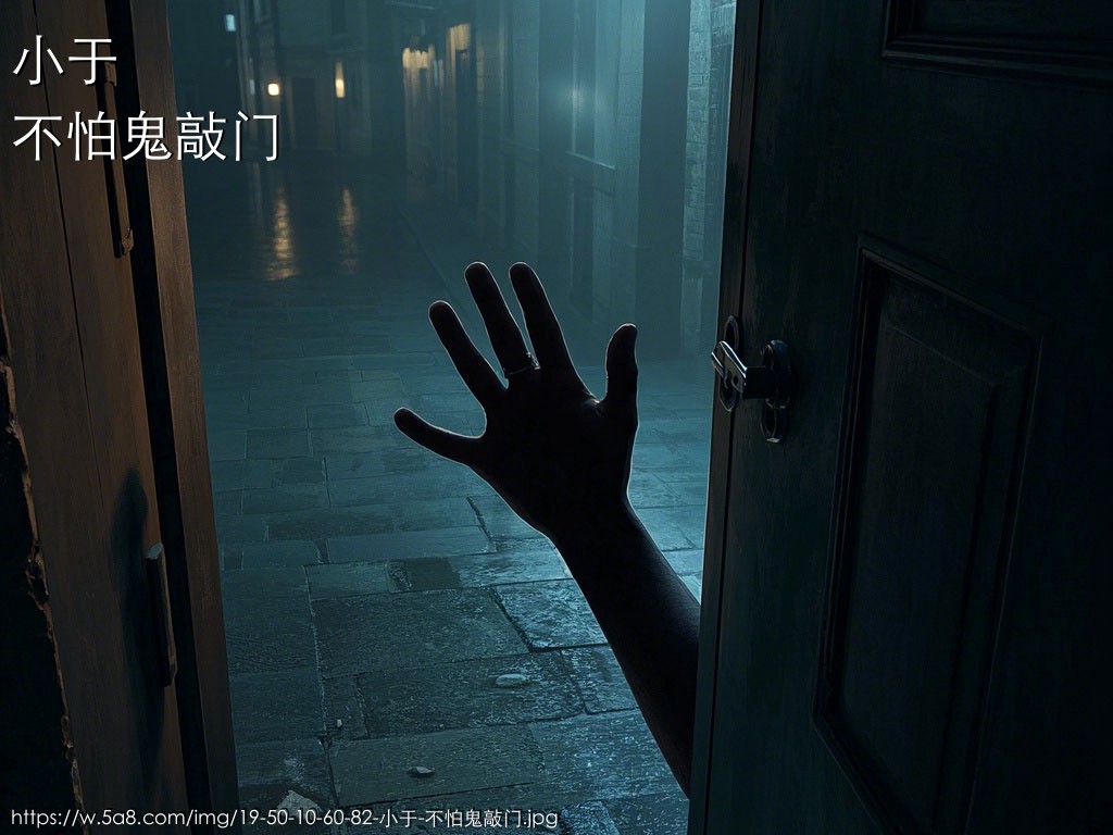 小于不怕鬼敲门搞笑图片