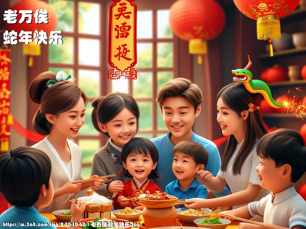 老万俟蛇年快乐搞笑图片