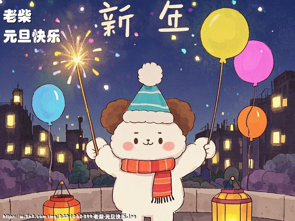老柴元旦快乐搞笑图片