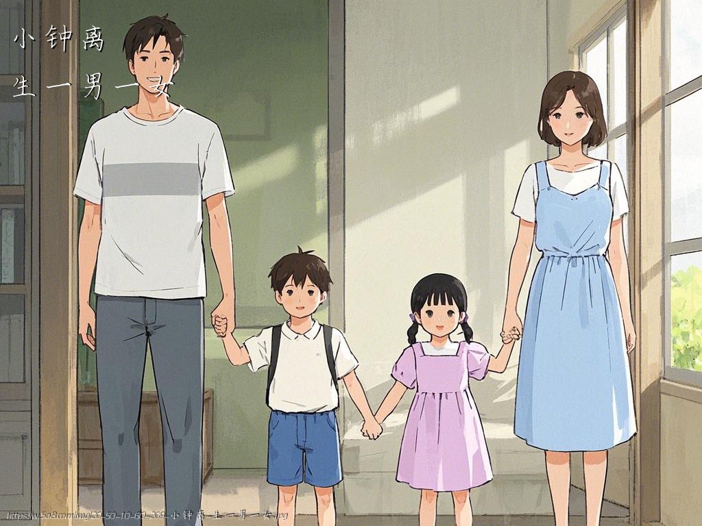 小钟离生一男一女搞笑图片