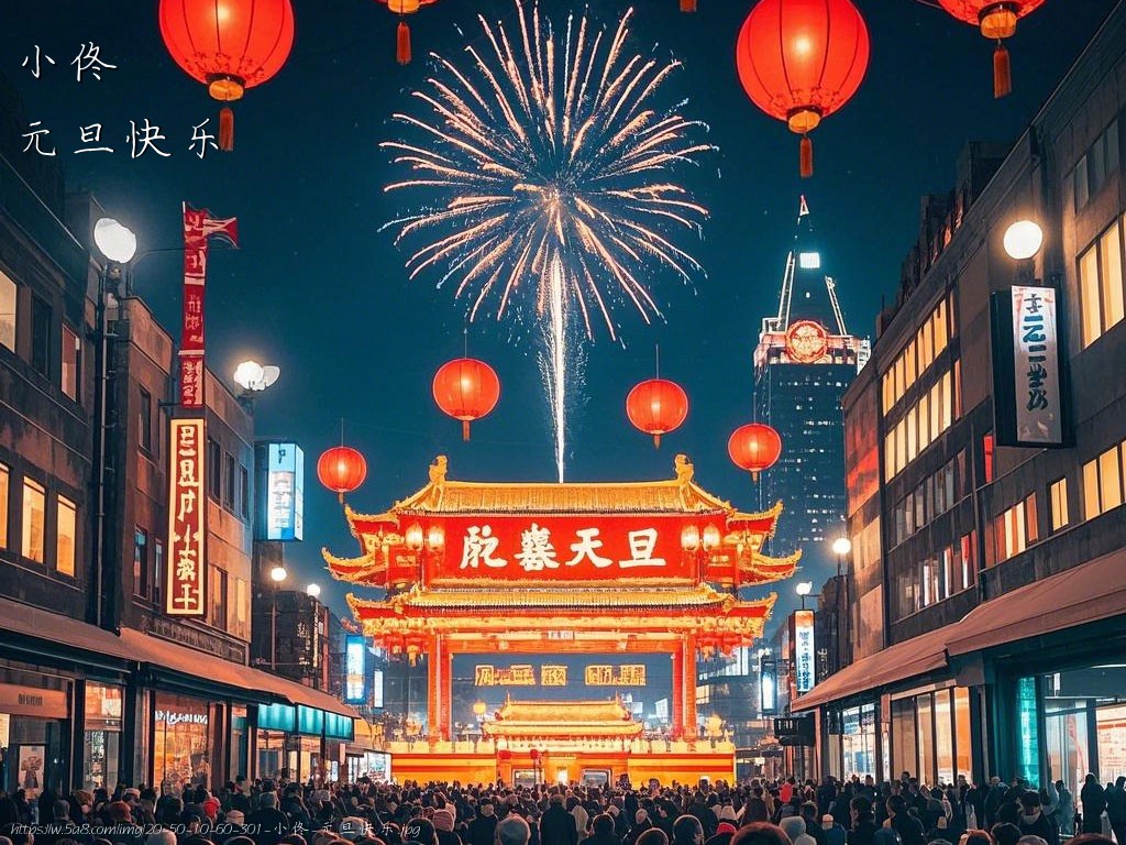 小佟元旦快乐搞笑图片