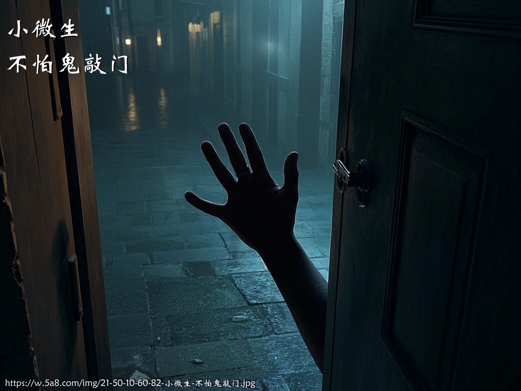 小微生不怕鬼敲门搞笑图片