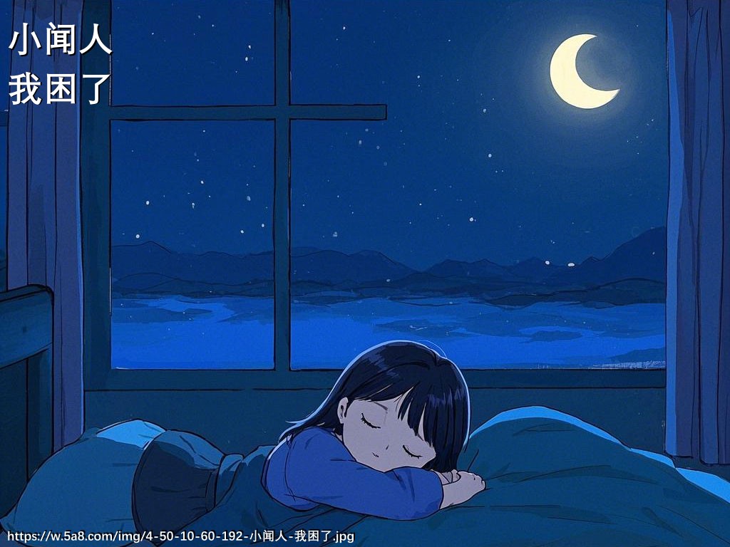 小闻人我困了搞笑图片