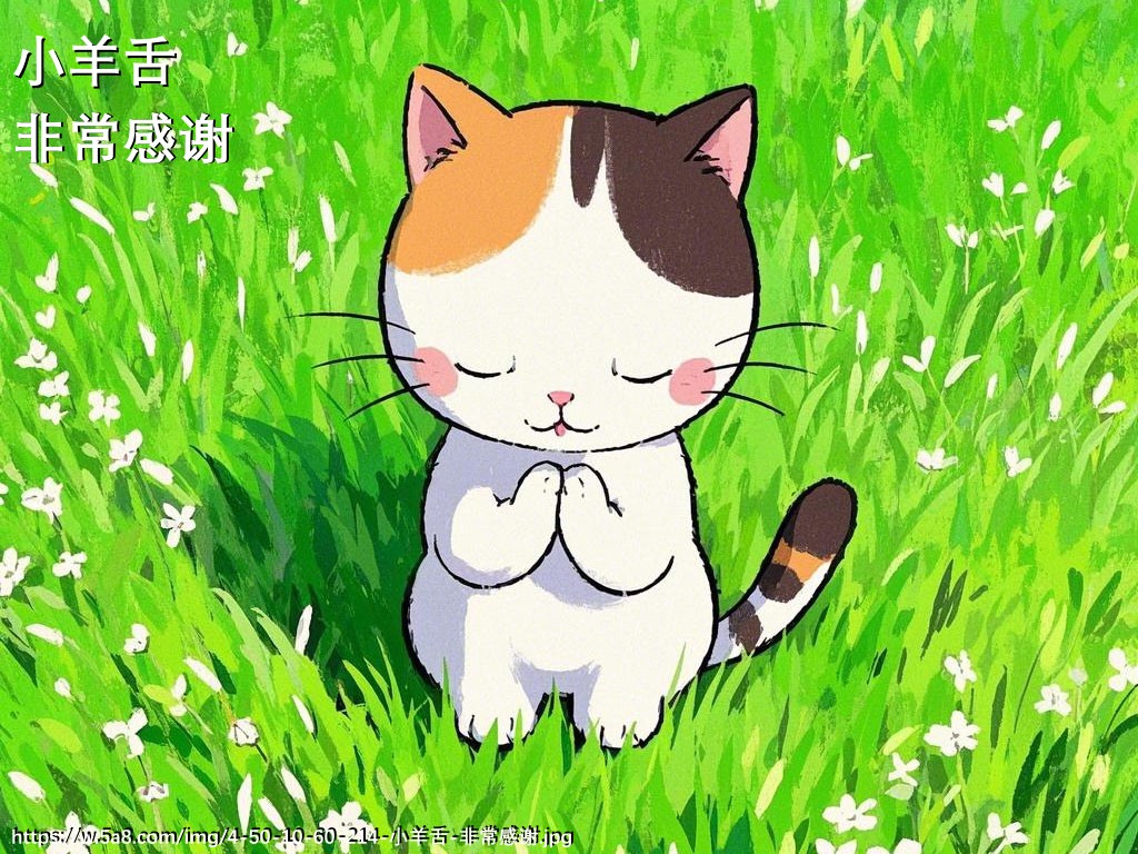 小羊舌非常感谢搞笑图片