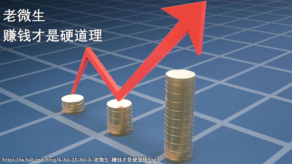 老微生赚钱才是硬道理搞笑图片