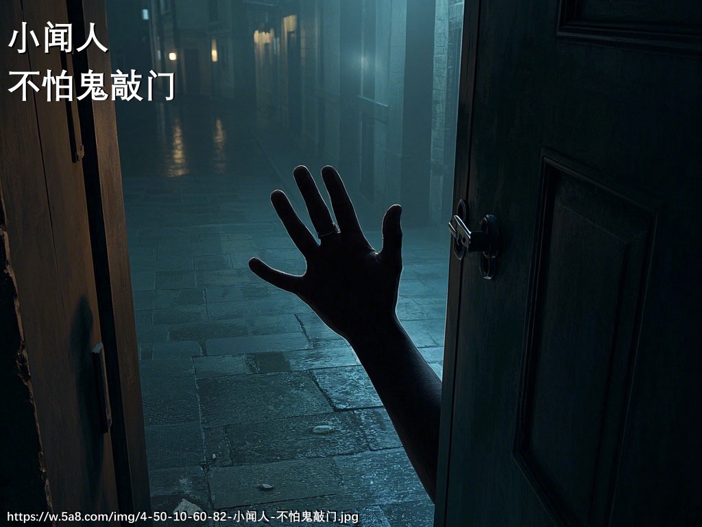 小闻人不怕鬼敲门搞笑图片