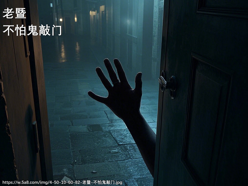老暨不怕鬼敲门搞笑图片