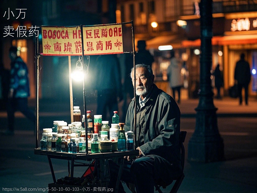 小万卖假药搞笑图片