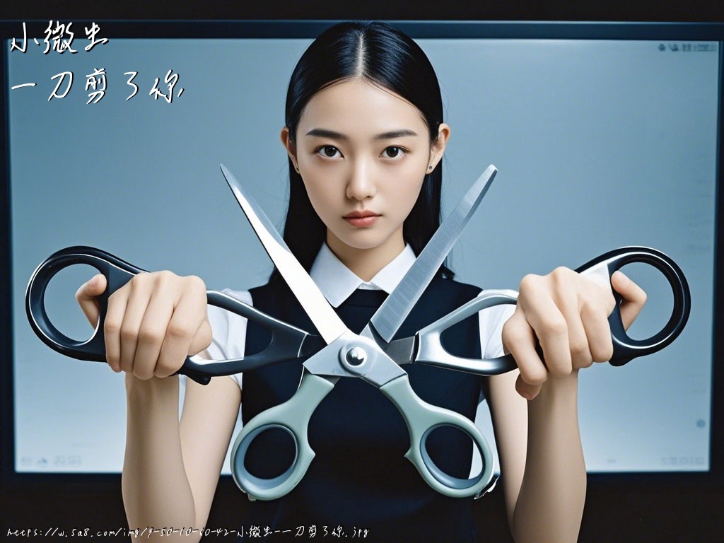 小微生一刀剪了你搞笑图片